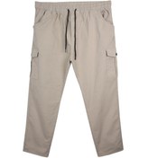 Resim marufshop Kargo Cepli 100 Kilo-180 Kilo Arası Için Uygun Erkek Büyük Beden Gabardin Pantolon Taş 