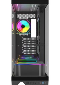 Resim Quantum Shadowforge 4x120mm Argb Gaming Pc Kasası 