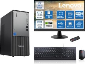 Resim Lenovo Thinkcentre Neo 50T Gen5 Intel Core I7 14700 16GB Ddr5 2tb SSD 23.8 Inç Monitör Windows 11 Home Quadro T1000 4gb Masaüstü Bilgisayar 10002412UAS0GL00H04 + Zetta Flash Bellek 