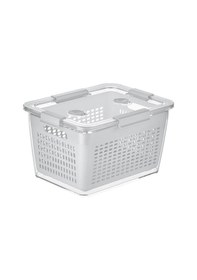 Resim Selka Home Lavin Saklama Kabı 7 L Açık Gri 