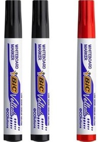 Resim Bic 1701 Velleda Tahta Kalemi Seti - 2 Siyah + 1 Kırmızı 