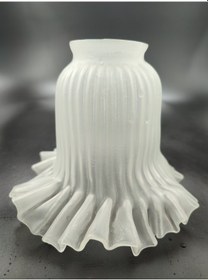 Resim Marullu Avize Camı Büyük Boy E.27 Grifli Mat Buzlu 