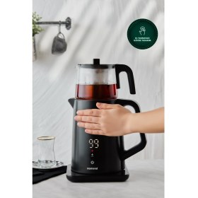 Resim Homend Royaltea Cooltouch 1795H Dokunmatik El Yakmaz Gövdeli Paslanmaz Çelik Konuşan Çay Makinesi 