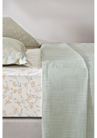 Resim Puffy Elois Tek Kişilik Bambu Pike Takımı - Adaçayı 