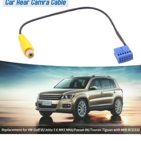 Resim Aubyhe Vw Araçları İçin Mıb Rcd330 Uyumlu Arka Görüş Kamerası Kablosu - Kolay Kurulum, 26cm Uzunluk, Kaliteli Değiştirme Seti 