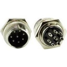 Resim Gx-16 8'Li Erkek Mike Konnektör Mayk 