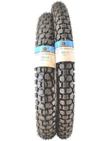 Resim Cross Lastiği 350-18 Ve 300-21 Tt Tubetype - İç Lastikli Tip 