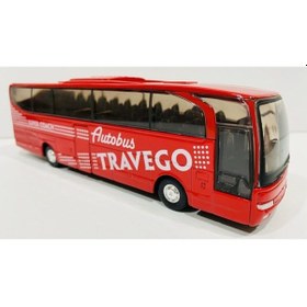 Resim Mercedes Benz Travego Metal Otobüs Die Cast Kapı Açılır Orjinal 