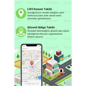Resim Ekmek Teknem Ekmekteknem Akıllı Çocuk Saati Sos Özellikli Yeşil 