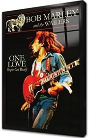 Resim Bob Marley Posteri Çerçeveli Cam Tablo 20x30 cm CA31137 