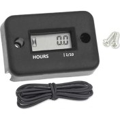 Resim Parallax Su Geçirmez LCD Ekran Bisiklet Motosiklet Atv Snowmobile Motoru Için Dijital Saat Saya Meter Endüktif Zamanlayıcı, Siyah (Yurt Dışından) 