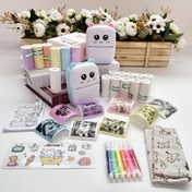 Resim Taşınabilir Kablosuz Termal Yazıcı, kablolu ve USB şarj özellikli, Şık Pastel Pembe/Mavi/Mor/Beje Tasarımı, 17 Rulo/1 Rolü termal kağız seçenekleriyle kompakt mobil yazıcı, Akıllı Telefonlar/Tabletlerle uyumlu Ofis, Ev, Seyahat için idealdir, Çevre Etiketleri, İbareler, Fotoğraflar, Çıkartmalar ile Uygundur - Kişisel & Kuçuk Bussiness'a Özel Taşınabilir Mobil Mini Thermal Printer 