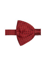 Resim Bisse Puantiyeli Papyon Kırmızı 