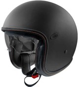 Resim Premier Vintage Platinum Edition Kask Mat Siyah - Turuncu 