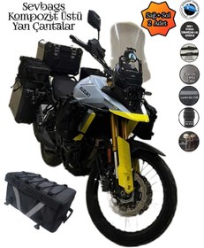 Resim SEVBAGS Motosiklet Kompozit Üstü Yan Çantalar Sağ Sol Iki Adet 