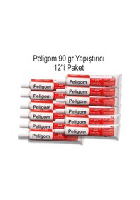 Resim Pelikan Peligom Kuvvetli Sıvı Yapıştırıcı 90 Gr - Metal Tüp 12 Li Paket 