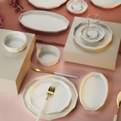Resim Aryıldız Amber White 32 Parça 6 Kişilik Kahvaltı Takımı 