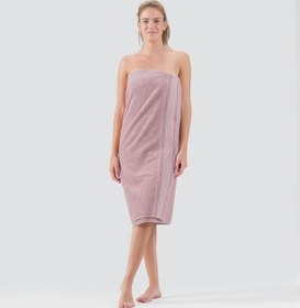 Resim Cotton Ladin Banyo Havlusu 90x150 Mürdüm 