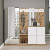 Resim Robinhome Robin Home Lora Vestiyer Portmanto Ayakkabılık Atlantik Çam - Bey 