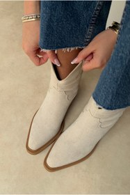 Resim Mupa Shoes Kadın Bot BEJ SÜET 
