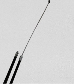 Resim Motorlu Tırpan Gaz Teli Yan Alpina Castor 55 Eski Model 