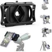 Resim Springsun Apexel Apl-f002x Teleskop Telefon Adaptörü 360 Dönebilen Teleskop Telefon Tutucu Monoküler Mikroskop Gözlem Binoküler Fotoğraf 