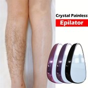 Resim Kadınlar için Nano Epilatör, Su Damlası Teknolojili Manuel Peeling Aracı, Ev Kullanımı için Cam Saç Parlatıcı 
