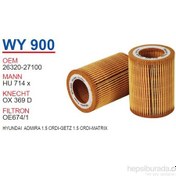 Resim Wunder HYUNDAI ADMiRA 1.5 CRDI-GETZ 1.5 CRDI-MATRiX Yağ Filtresi OEMNO:26320-27100 