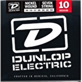 Resim Jim Dunlop DEN1056 Nickel 7 Telli Elektro Gitar Teli (10-56) 