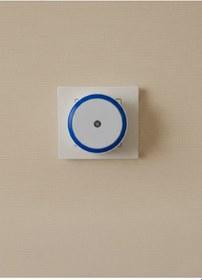 Resim Ulbay Mavi Gece Lambası Yuvarlak Karanlıkta Otomatik Yanar Fotoselli 0.1w Mavi 