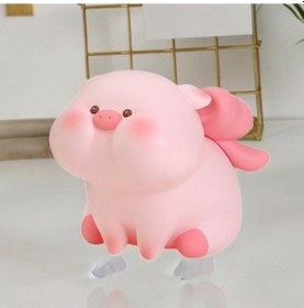 Resim Lijinxu Domuz Kumbara Dekoratif Para Kavanoz Pembe-ılmek 