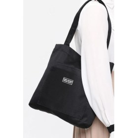 Resim Mod10 Fermuarlı, 2 Ön Cepli El ve Omuz Çantası 