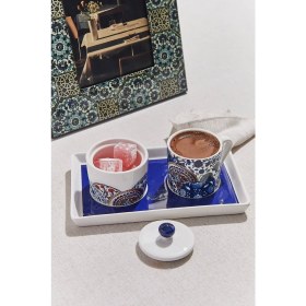Resim Paşabahçe Iznik Tabaklar Türk Kahvesi Seti 1 Kişilik 