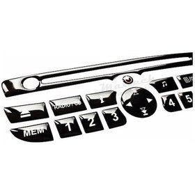 Resim Renault Megane 3 Teyp Tuş Takımı Pianoblack 2009-2016 