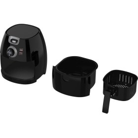 Resim SEM Akıllı Aircook 5lt Yağsız Kızartma Sıcak Hava Fritöz Airfryer 8 Program 1650 watt 