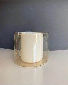 Resim Genel Markalar Çift Cam Bal Rengi Avize Camı ( Çapı 13,5cm-boyu 12 Cm) E27 