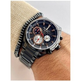 Resim Ferrucci Fc20430 Siyah Fonksiyonlu Takvimli Erkek Kol Saati+bilek 