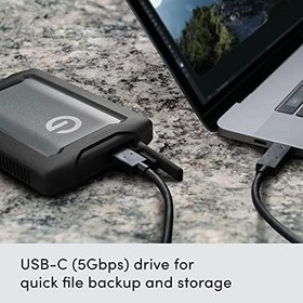 Resim SanDisk Professional G-Drive Mobil Sabit Disk ZırhıATD Arazi Sabit Disk (5 TB, USB-C™ Hazır, 140 MB/sn, Mac ve Windows için, Suya ve Toza Dayanıklı) Gri/Siyah 