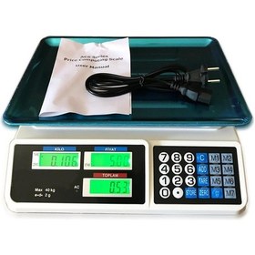 Resim Tartex Dijital Terazi Elektronik Terazi Dijital Ekranlı 40kğ 