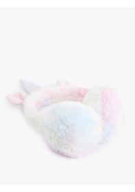 Resim Koton Unicorn Detaylı Peluş Kulaklık Multıcolor 6wkg50016aa Mavi 