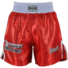 Resim Dragondo Dragon Kick Bok Şortu Kırmızı Kick Boks Şortu Kick Box Şort 