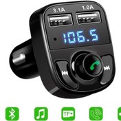 Resim MEZİGARC Universal Bluetooth Araç Kiti Çakmaklık Şarj Cihazı Fm Transmitter Cihazı Araba Müzik Oto Mp3 Çalar 