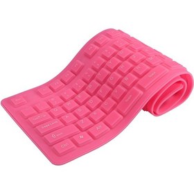 Resim Springsun Su Geçirmez 108 Tuşlu Usb Silikon Katlanabilir Sessiz Klavye - Taşınabilir Ve Hafif 