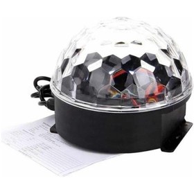 Resim Disko Topu Renkli Işıklı Lazer Parti Bluetooth Bağlantılı Led Küre Renkli 