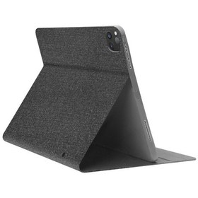 Resim Apple Uyumlu iPad Pro 12.9 2018 Raptic Smartstyle Kalem Bölmeli Standlı Tablet Kılıf Siyah 