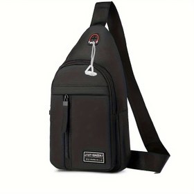 Resim Erkekler için ayarlanabilir askılı hafif, fermuarlı, günlük işe gitme çantası, her gün işe gitme çantası | Minimalist Tasarım | Dayanıklı Fermuar Kapanışı, Her Gün Çanta 
