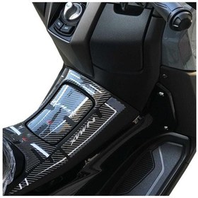 Resim GP Kompozit Yamaha NMAX 125 / 155 2021-2024 Uyumlu Tank Pad Seti Gri 