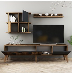 Resim Variant Madrid Tv Ünitesi - Ceviz / Antrasit 