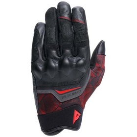 Resim Dainese Ermex Black Red Lava Tekstil Eldiven 