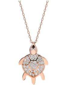 Resim Glorria Gümüş Kaplumbağa Kolye (381942475) 